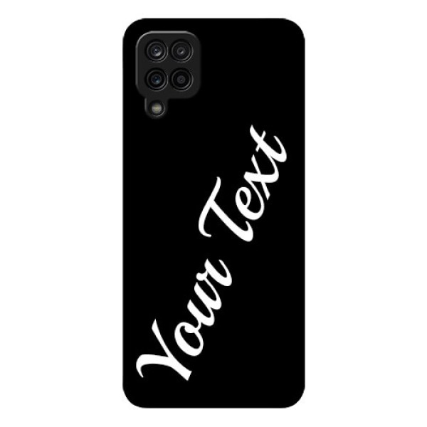 Galaxy M12 Custom Glass Mobile Cover with Your Name
