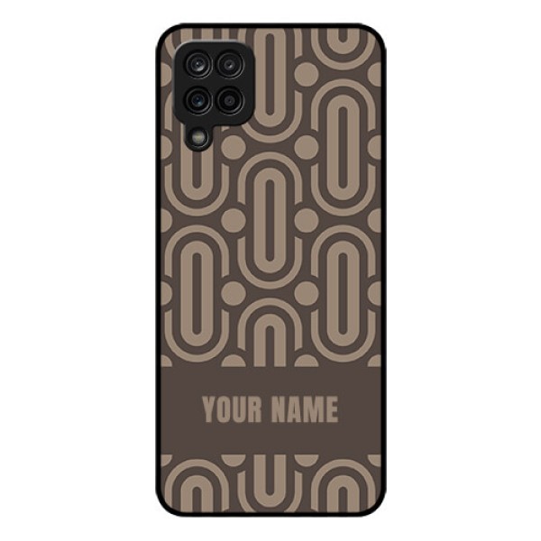 Galaxy M12 Custom Glass Phone Case - Captivating Zero Pattern Design Galaxy M12 Custom Glass Phone Case - Captivating Zero Pattern Design