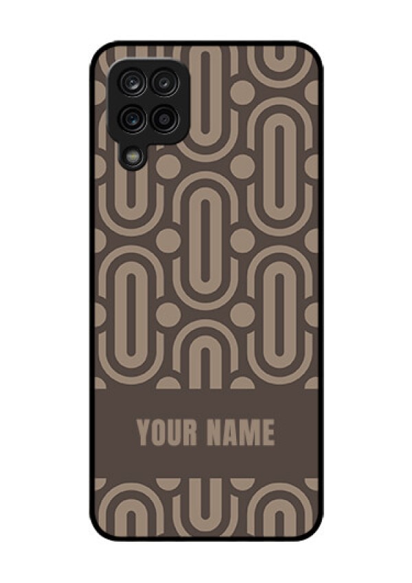 Galaxy M12 Custom Glass Phone Case - Captivating Zero Pattern Design
