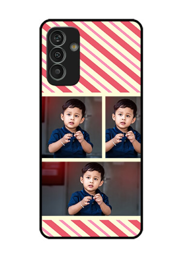 Galaxy M13 4G Personalized Glass Phone Case - Picture Upload Mobile Case Design