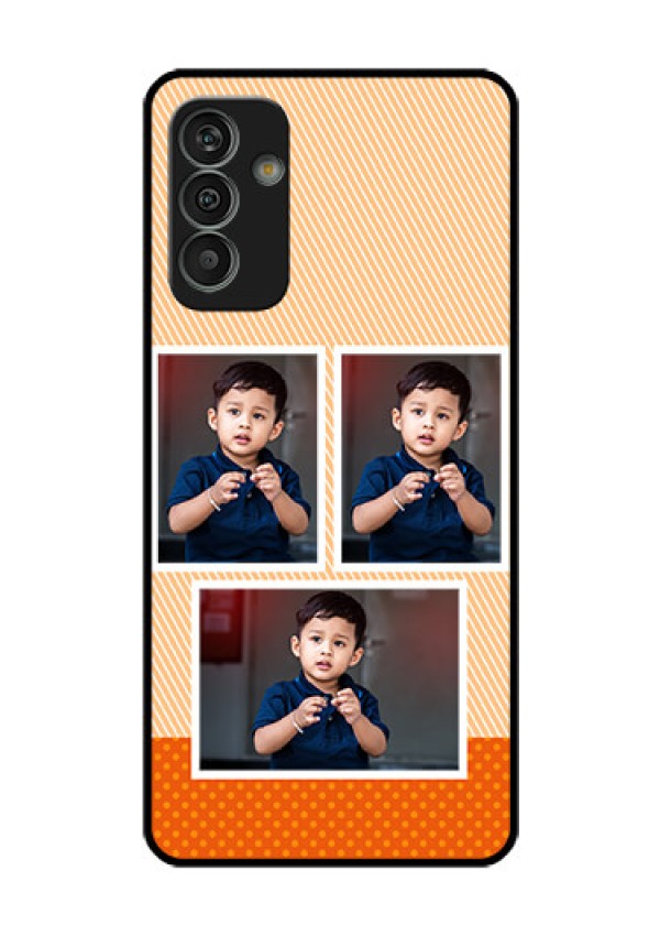 Galaxy M13 4G Photo Printing on Glass Case - Bulk Photos Upload Design