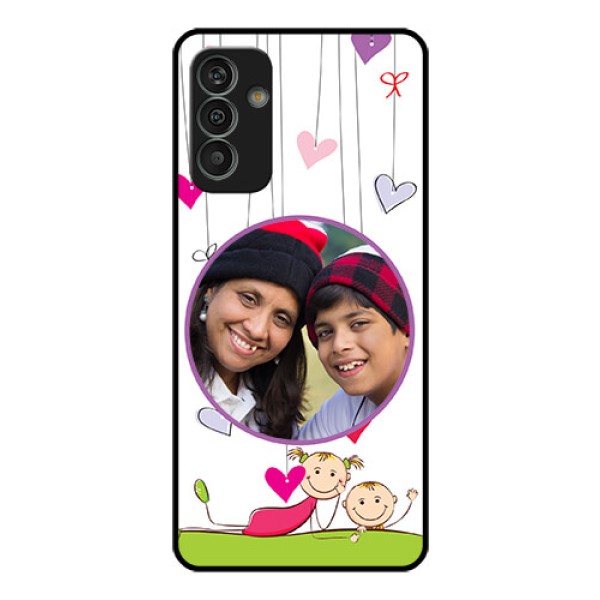 Galaxy M13 4G Photo Printing on Glass Case - Cute Kids Phone Case Design