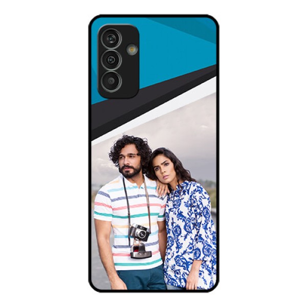 Galaxy M13 4G Photo Printing on Glass Case - Simple Pattern Photo Upload Design Galaxy M13 4G Photo Printing on Glass Case - Simple Pattern Photo Upload Design