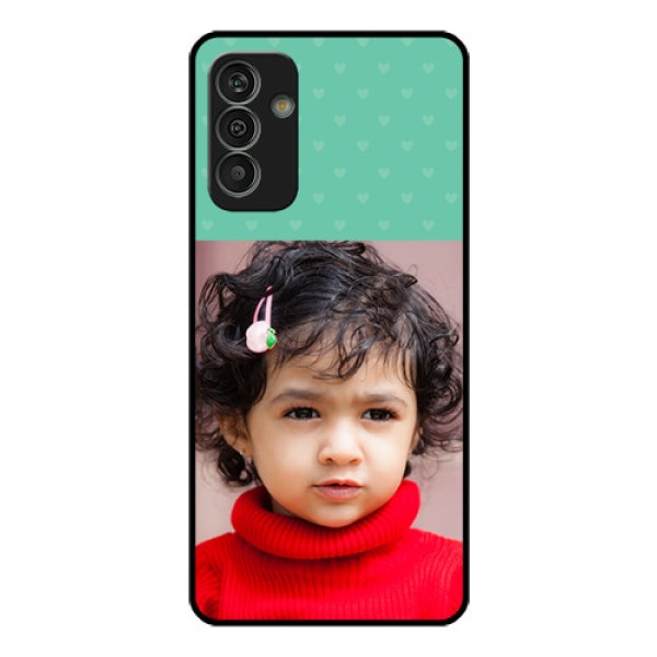 Galaxy M13 4G Custom Glass Phone Case - Lovers Picture Design