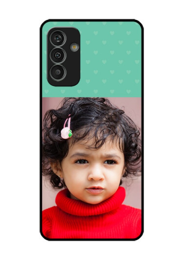 Galaxy M13 4G Custom Glass Phone Case - Lovers Picture Design