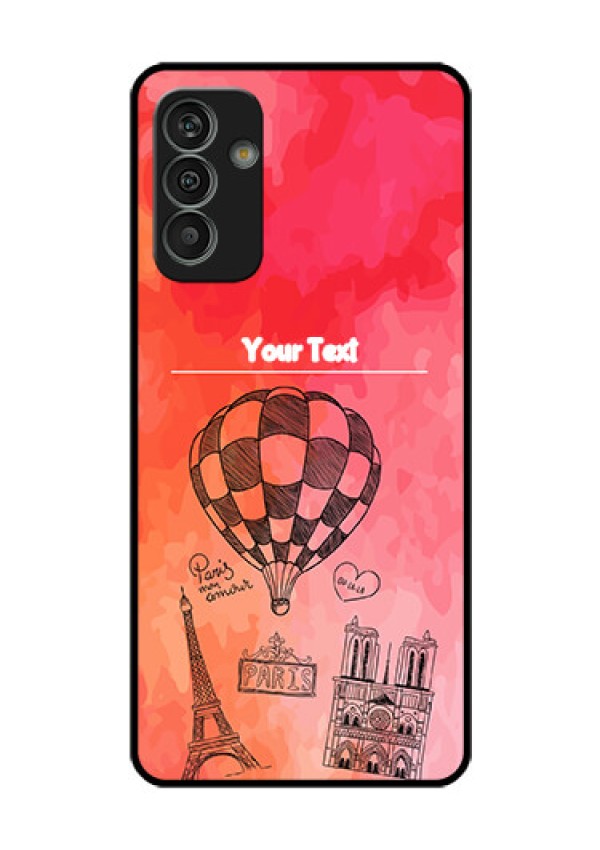 Galaxy M13 4G Custom Glass Phone Case - Paris Theme Design