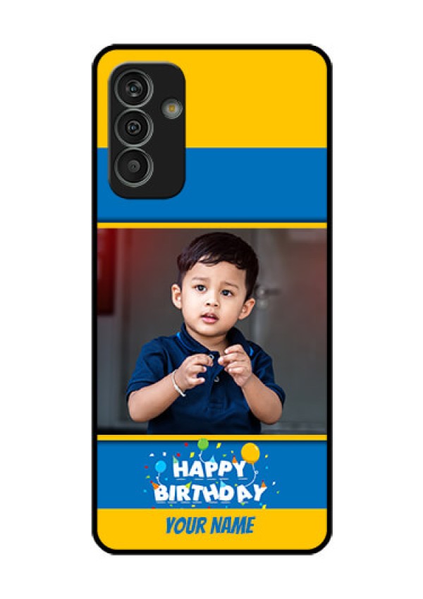 Galaxy M13 4G Custom Glass Mobile Case - Birthday Wishes Design