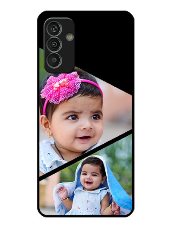 Custom Galaxy M13 4G Custom Glass Phone Case - Semi Cut Design