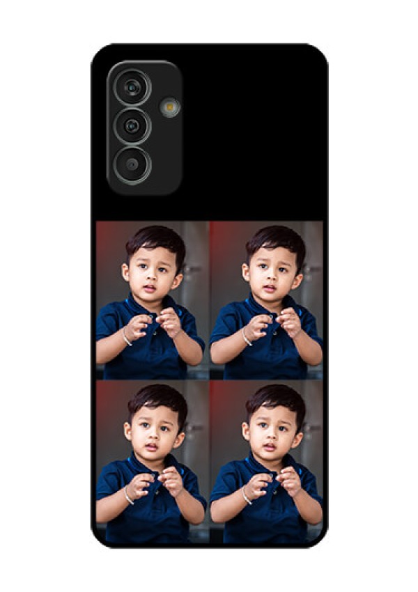 Galaxy M13 4G 4 Image Holder on Glass Mobile Cover
