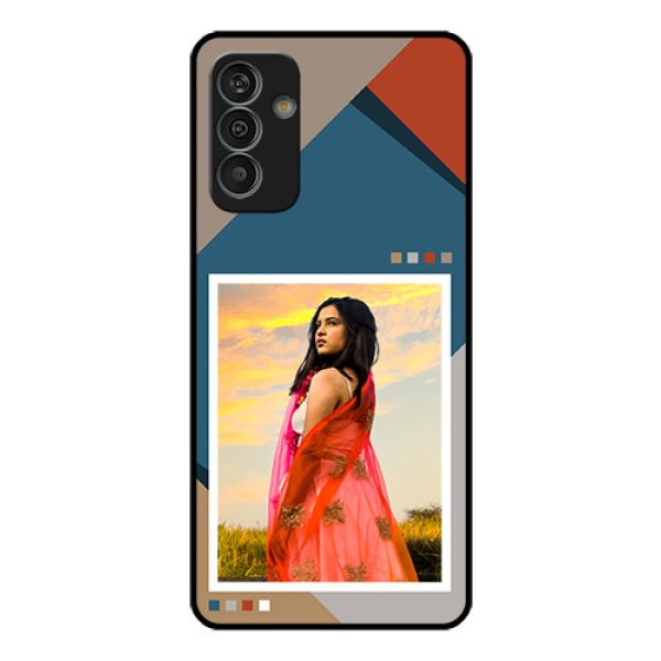Galaxy M13 4G Personalized Glass Phone Case - Retro color pallet Design Galaxy M13 4G Personalized Glass Phone Case - Retro color pallet Design