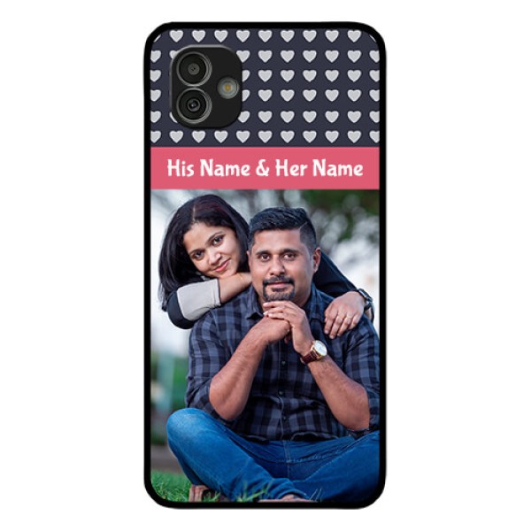 Samsung Galaxy M13 5G Custom Glass Mobile Case - Love Symbols Design