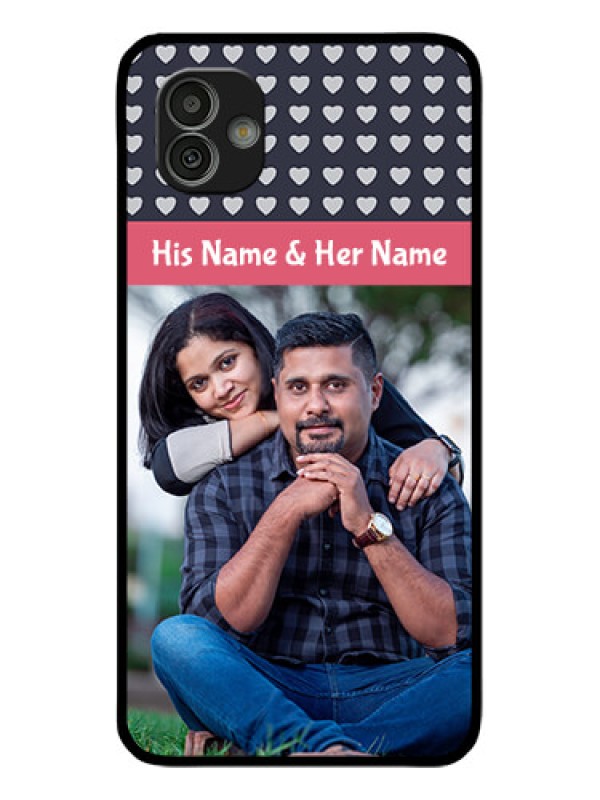 Custom Samsung Galaxy M13 5G Custom Glass Mobile Case - Love Symbols Design