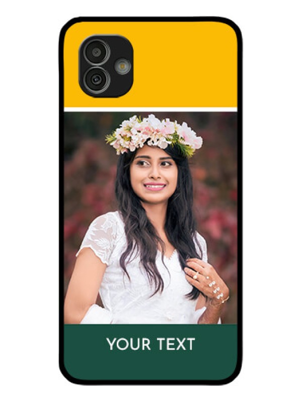 Custom Samsung Galaxy M13 5G Photo Printing on Glass Case - Love You Design