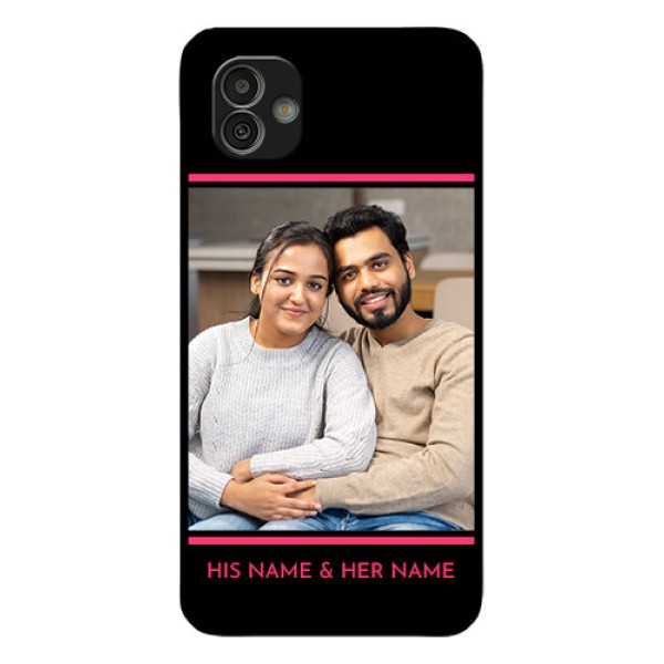 Samsung Galaxy M13 5G Custom Glass Mobile Case - with Add Text Design