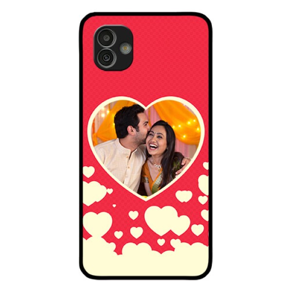 Samsung Galaxy M13 5G Custom Glass Mobile Case - Love Symbols Phone Cover Design Samsung Galaxy M13 5G Custom Glass Mobile Case - Love Symbols Phone Cover Design