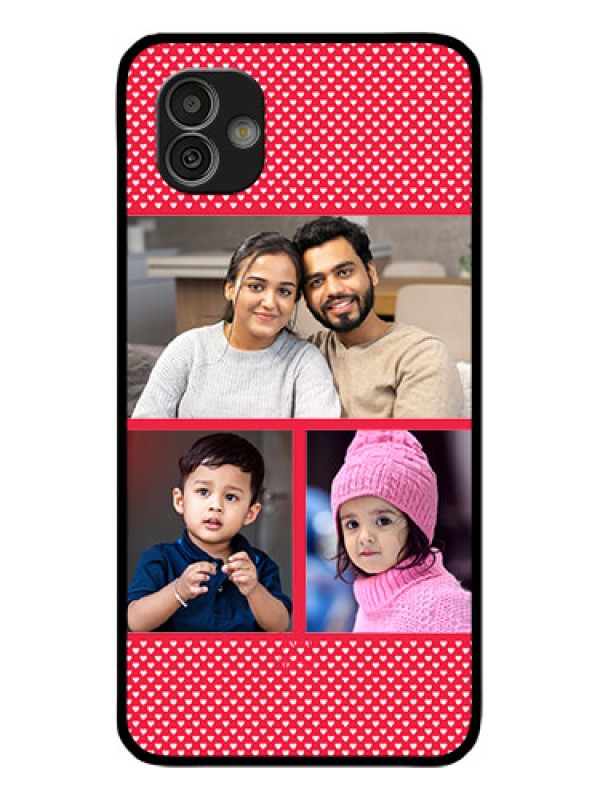 Custom Samsung Galaxy M13 5G Personalized Glass Phone Case - Bulk Pic Upload Design