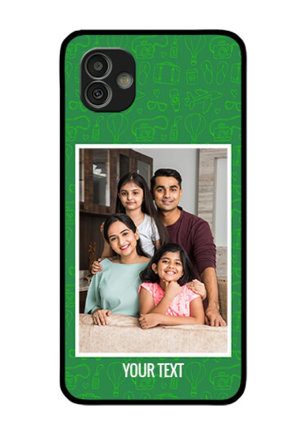 Samsung Galaxy M13 5G Personalized Glass Phone Case - Picture Upload Design