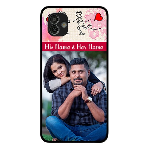 Samsung Galaxy M13 5G Photo Printing on Glass Case - You and Me Case Design