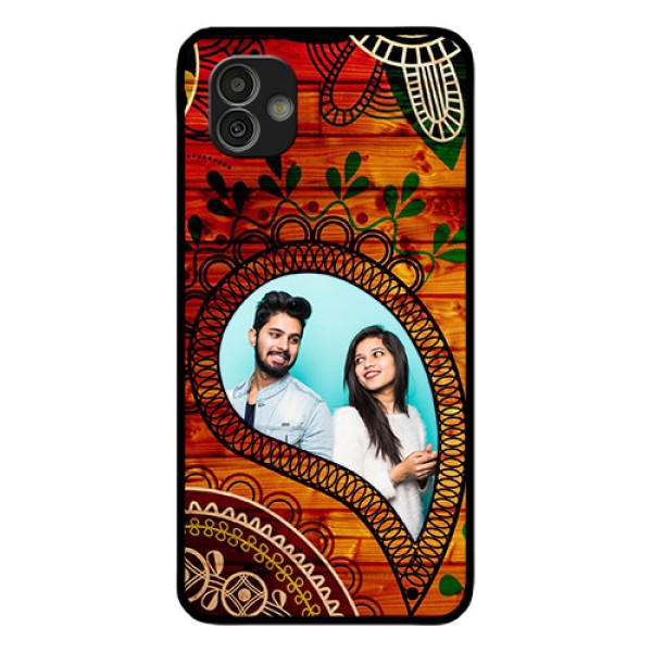 Samsung Galaxy M13 5G Personalized Glass Phone Case - Abstract Colorful Design