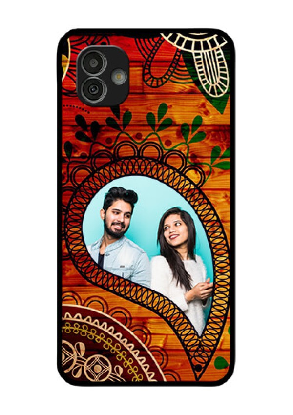 Samsung Galaxy M13 5G Personalized Glass Phone Case - Abstract Colorful Design