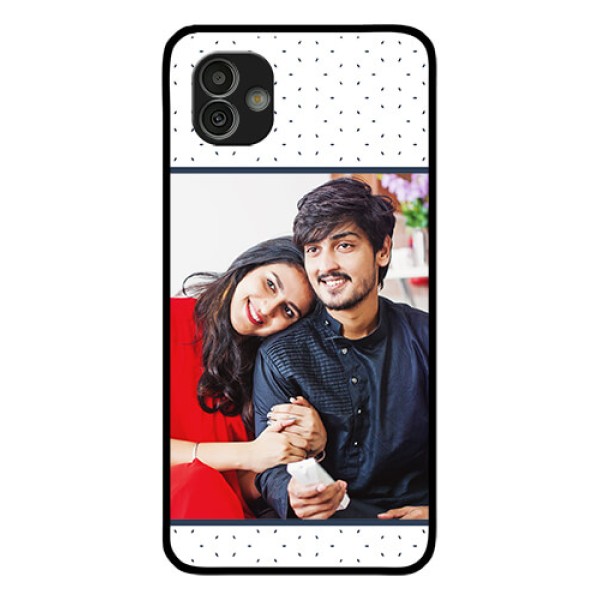 Samsung Galaxy M13 5G Personalized Glass Phone Case - Premium Dot Design