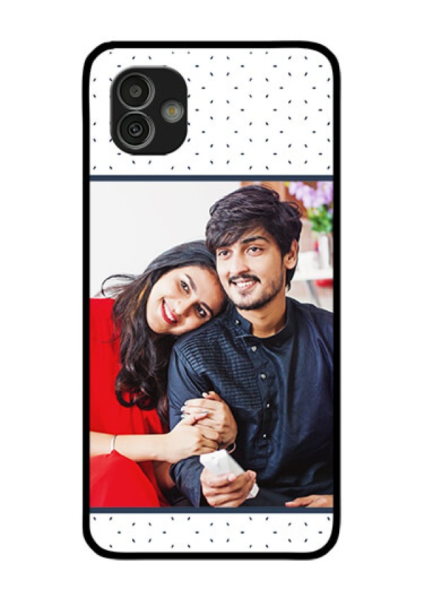 Samsung Galaxy M13 5G Personalized Glass Phone Case - Premium Dot Design