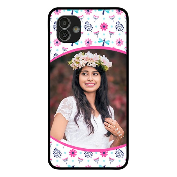 Samsung Galaxy M13 5G Photo Printing on Glass Case - Colorful Flower Design Samsung Galaxy M13 5G Photo Printing on Glass Case - Colorful Flower Design