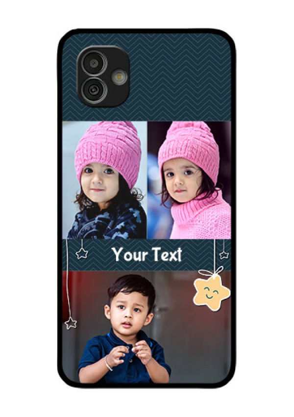 Samsung Galaxy M13 5G Custom Glass Mobile Case - Hanging Stars Design