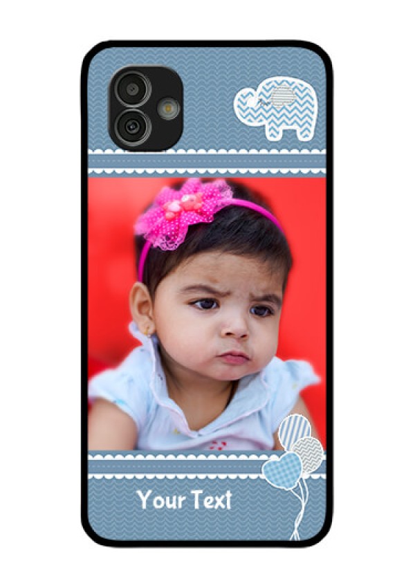 Samsung Galaxy M13 5G Photo Printing on Glass Case - with Kids Pattern Design