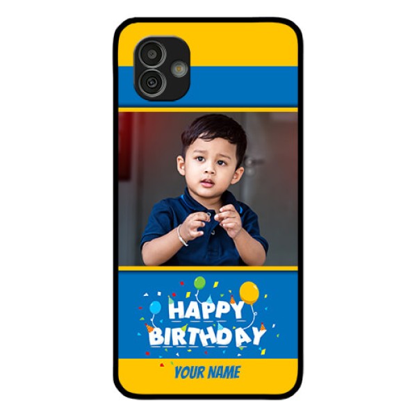 Samsung Galaxy M13 5G Custom Glass Mobile Case - Birthday Wishes Design Samsung Galaxy M13 5G Custom Glass Mobile Case - Birthday Wishes Design