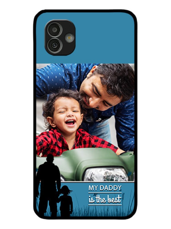 Custom Samsung Galaxy M13 5G Custom Glass Mobile Case - Best dad design
