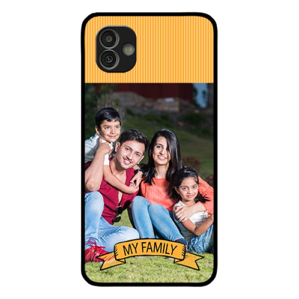 Samsung Galaxy M13 5G Custom Glass Phone Case - My Family Design