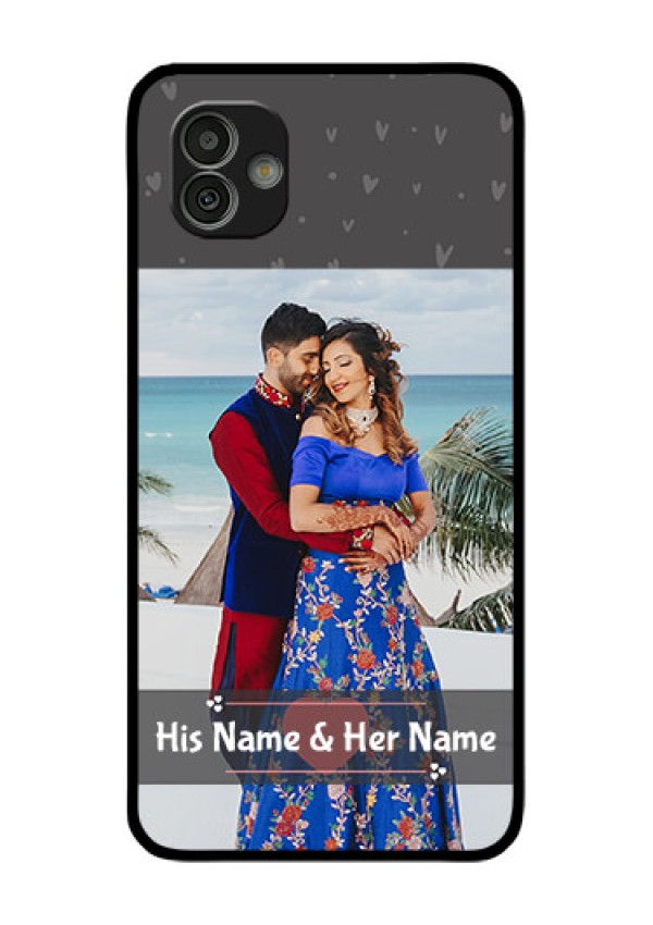 Samsung Galaxy M13 5G Custom Glass Mobile Case - Buy Love Design with Photo Online