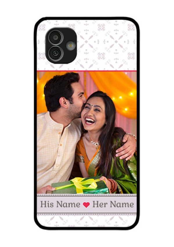 Samsung Galaxy M13 5G Custom Glass Mobile Case - with Photo and Ethnic Design