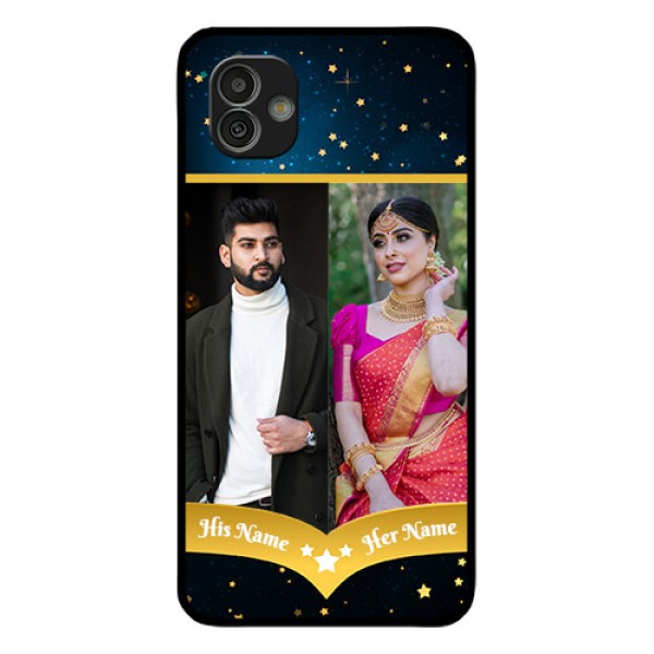 Samsung Galaxy M13 5G Custom Glass Phone Case - Galaxy Stars Backdrop Design Samsung Galaxy M13 5G Custom Glass Phone Case - Galaxy Stars Backdrop Design