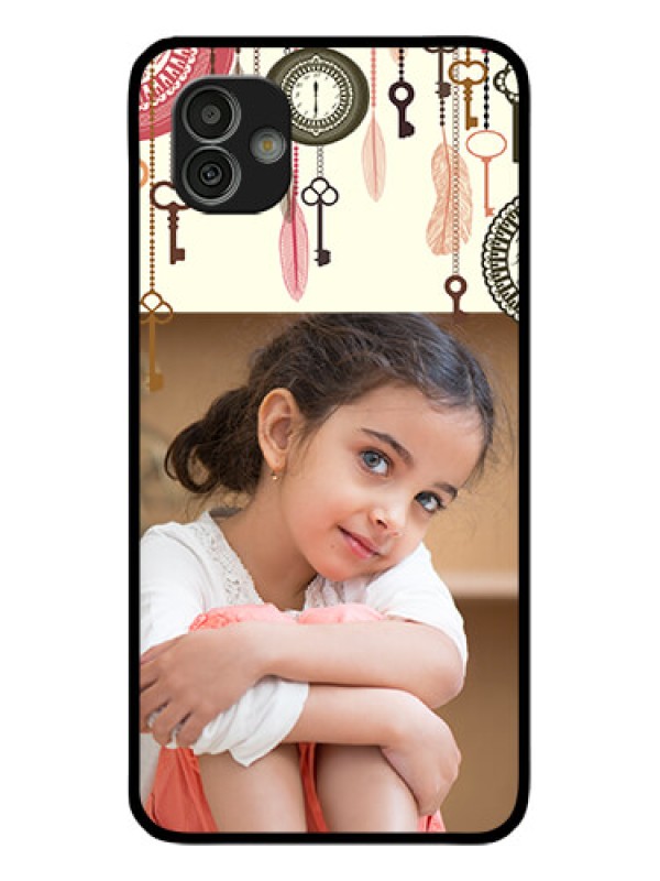 Custom Samsung Galaxy M13 5G Custom Glass Mobile Case - Boho Style Design