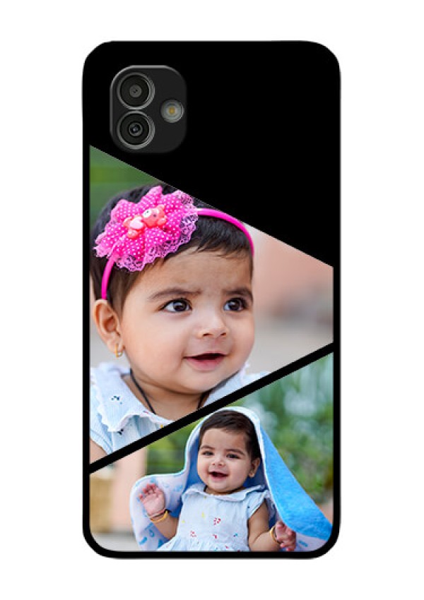Samsung Galaxy M13 5G Custom Glass Phone Case - Semi Cut Design