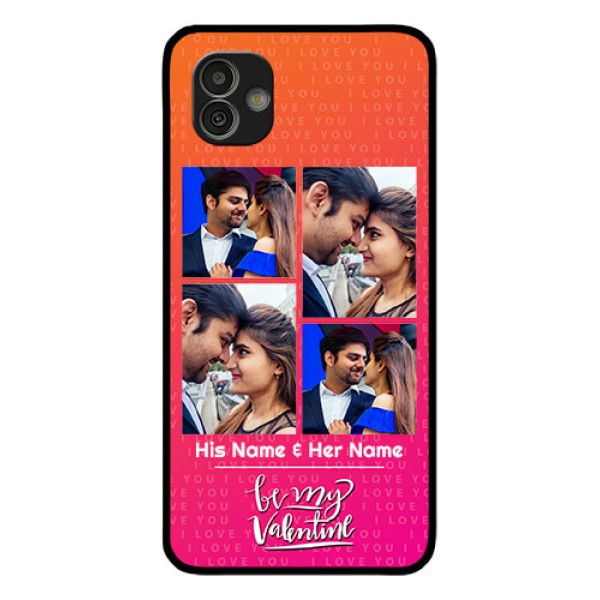 Samsung Galaxy M13 5G Custom Glass Phone Case - I Love You Pink Design Samsung Galaxy M13 5G Custom Glass Phone Case - I Love You Pink Design
