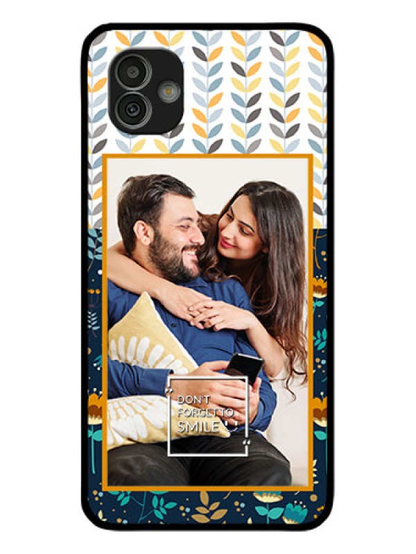Custom Samsung Galaxy M13 5G Custom Glass Mobile Case - Pattern Design