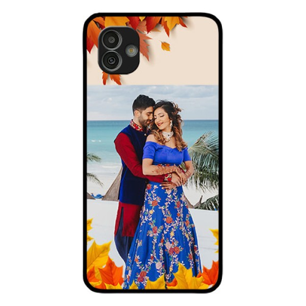 Samsung Galaxy M13 5G Photo Printing on Glass Case - Autumn Maple Leaves Design Samsung Galaxy M13 5G Photo Printing on Glass Case - Autumn Maple Leaves Design