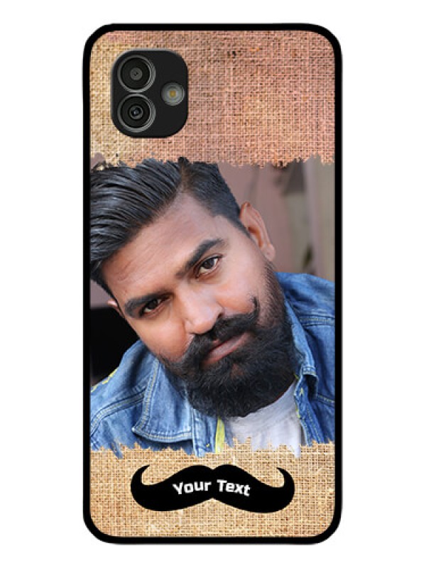 Custom Samsung Galaxy M13 5G Personalized Glass Phone Case - with Texture Design