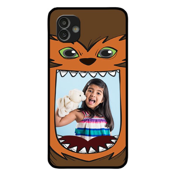 Samsung Galaxy M13 5G Photo Printing on Glass Case - Owl Monster Back Case Design Samsung Galaxy M13 5G Photo Printing on Glass Case - Owl Monster Back Case Design