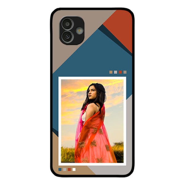 Galaxy M13 5G Personalized Glass Phone Case - Retro color pallet Design Galaxy M13 5G Personalized Glass Phone Case - Retro color pallet Design