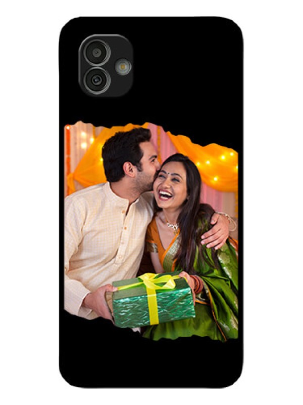 Custom Galaxy M13 5G Custom Glass Phone Case - Tear-off Design