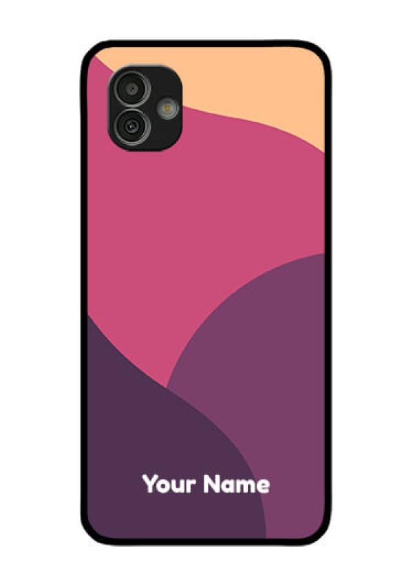 Galaxy M13 5G Custom Glass Phone Case - Mixed Multi-colour abstract art Design