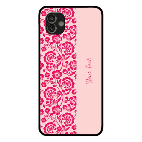 Galaxy M13 5G Custom Glass Phone Case - Attractive Floral Pattern Design Galaxy M13 5G Custom Glass Phone Case - Attractive Floral Pattern Design