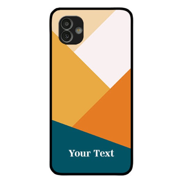 Galaxy M13 5G Personalized Glass Phone Case - Stacked Multi-colour Design Galaxy M13 5G Personalized Glass Phone Case - Stacked Multi-colour Design