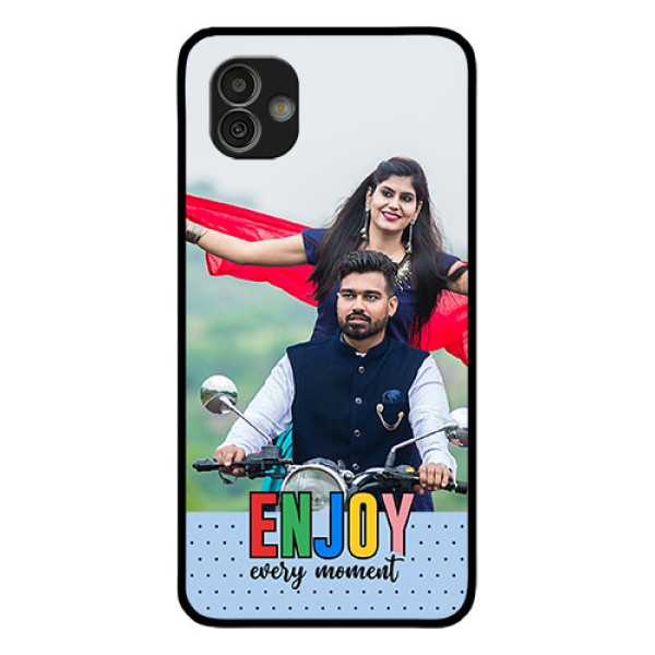 Galaxy M13 5G Photo Printing on Glass Case - Enjoy Every Moment Design