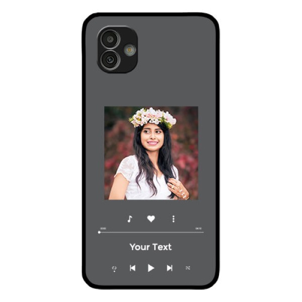 Galaxy M13 5G Custom Glass Mobile Case - Play The Music Design