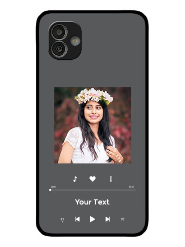 Custom Galaxy M13 5G Custom Glass Mobile Case - Play The Music Design